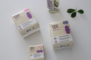 N[템포] 템포 패드 내추럴 순면 생리대 SET(중형 슬림 + 대형 + 라이너) — 5점을 준 리뷰어가 2024년 3월 올린 사용 사진