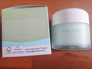 김정문알로에 큐어 큐어 알로에 리프레쉬 젤리 세럼, 큐어 알로에 하이드로 젤리 크림 — 5점을 준 리뷰어가 2021년 4월 올린 사용 사진