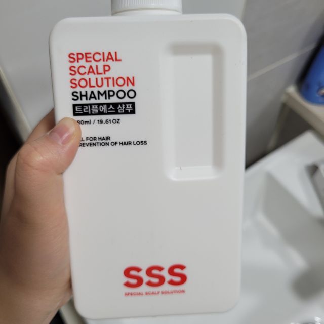 트리플에스 탈모 샴푸 580ml 리뷰 사진