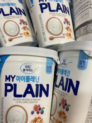 떠먹는불가리스 마이플레인 요거트 435g 6개입 — 5점을 준 리뷰어가 2021년 3월 올린 사용 사진