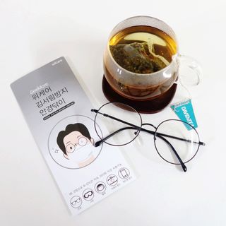 위케어 김서림방지 안경닦이 안티포그 극세사클리너 — 5점을 준 리뷰어가 2021년 2월 올린 사용 사진