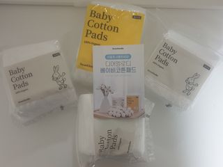 디어엘로디 프리미엄 유기농 유아 솜티슈 40매 3Pack +60매 1Pack 혼합형 — 5점을 준 리뷰어가 2021년 4월 올린 사용 사진