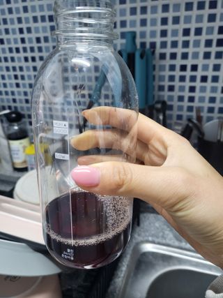 클린24시간 1BOX(5포) + 전용보틀(500ml) — 5점을 준 리뷰어가 2023년 1월 올린 사용 사진