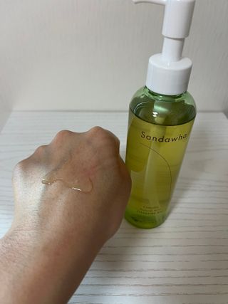 스킨큐어 산다화 순한 클렌징 동백 오일 200ml — 5점을 준 리뷰어가 2023년 4월 올린 사용 사진