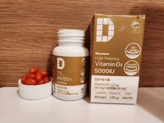 (NEW)다나음 하이포텐시 비타민D3 5000IU(60정/2개월분) — 5점을 준 리뷰어가 2023년 5월 올린 사용 사진
