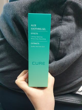 김정문알로에 큐어 큐어 맥시 알로에베라 겔 크림 — 5점을 준 리뷰어가 2021년 2월 올린 사용 사진