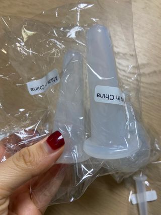 메디미케이알 커핑테라피 실리콘부항마사지 리프팅 페이스+바디 안티 셀룰 라이트 6pcs — 5점을 준 리뷰어가 2021년 2월 올린 사용 사진