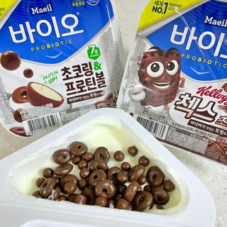 매일바이오 토핑요거트 — 4점을 준 리뷰어가 2021년 6월 올린 사용 사진