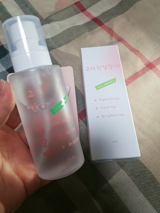 [시카앰플] 묘오한 고마진정할때 진정 스프레이 앰플 150ml — 5점을 준 리뷰어가 2021년 1월 올린 사용 사진