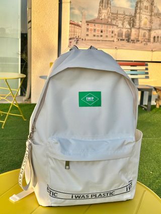 [v2.0] IWP l 아이워즈플라스틱 에코백팩 리사이클 노트북 가방 2color — 5점을 준 리뷰어가 2023년 3월 올린 사용 사진