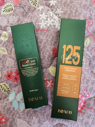 [보아코] 펩타보르 125 볼륨 에센스+  리페어 크림 — 5점을 준 리뷰어가 2022년 3월 올린 사용 사진