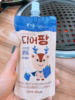 [몸엔용] 우리 아이 건강간식, 달콤한 녹용곤약젤리 디어팡 4종 — 5점을 준 리뷰어가 2022년 4월 올린 사용 사진