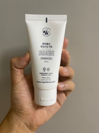 냉장고에 넣어요, 붉은 트러블 피부 다음날 진정되요 [버진팜스 푸딩수딩아토] — 5점을 준 리뷰어가 2021년 9월 올린 사용 사진