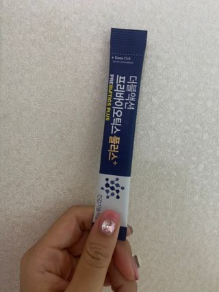 메이준뉴트리 더블액션 프리바이오틱스 플러스+ — 5점을 준 리뷰어가 2021년 6월 올린 사용 사진