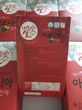 서울약사신협_내몸애생발란스아로니아_70ml x 30포 — 3.5점을 준 리뷰어가 2021년 6월 올린 사용 사진