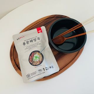 요리반상회 용문해장국 2팩 + 뚝배기 1개 — 4점을 준 리뷰어가 2021년 3월 올린 사용 사진