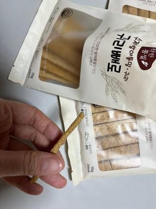 밸런스 다이어트랩 밸다랩 발아통밀 수제간식 살빼로 70g X 5봉 — 5점을 준 리뷰어가 2023년 4월 올린 사용 사진