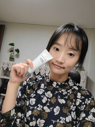 리더스코스메틱 리더스 카밍 바이오틱스 크림 마스크 — 4점을 준 리뷰어가 2021년 4월 올린 사용 사진