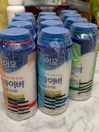LIVE 매일바이오 썬화이버 드링킹 요거트 — 5점을 준 리뷰어가 2022년 8월 올린 사용 사진