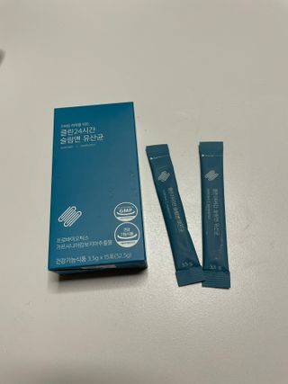 클린24시간 슬림앤유산균 1박스 (3.5g X 15포) — 3점을 준 리뷰어가 2023년 2월 올린 사용 사진