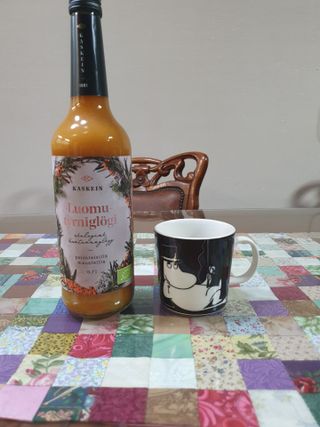 H365 [Kaskein Luomutyrniglögi] 핀란드 전통 무알콜 멀드와인 시벅톤 글로기 — 5점을 준 리뷰어가 2021년 4월 올린 사용 사진
