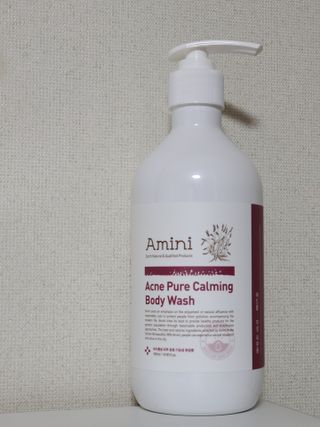 아미니 아크네 퓨어카밍 바디워시 500ml — 4점을 준 리뷰어가 2021년 6월 올린 사용 사진