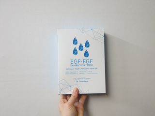Dr.느루벗 느루벗 EGF FGF 스킨 리커버리 마스크 10장 — 5점을 준 리뷰어가 2021년 3월 올린 사용 사진