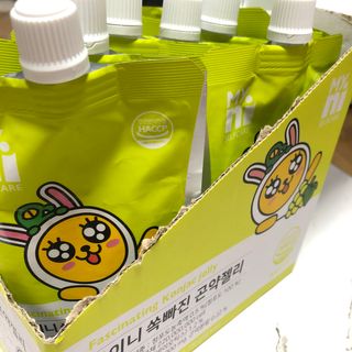 일동제약 마이니 마이니 쏙빠진 곤약젤리 — 5점을 준 리뷰어가 2021년 2월 올린 사용 사진