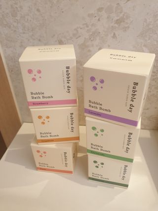 버블데이 배쓰밤 거품입욕제 버블바 6종 — 5점을 준 리뷰어가 2021년 8월 올린 사용 사진