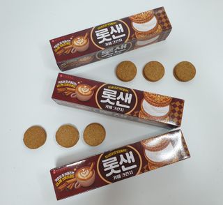 롯데제과 롯샌 카페크런치 — 4점을 준 리뷰어가 2021년 10월 올린 사용 사진