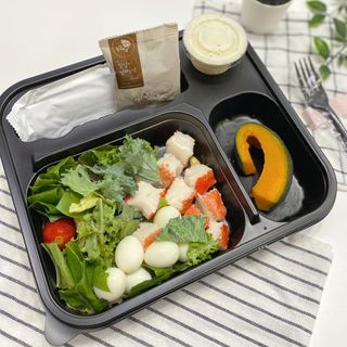 참살이도시락 작심삼일 샐러드도시락 3개 맛보기 새벽배송 또는 택배배송 — 5점을 준 리뷰어가 2021년 9월 올린 사용 사진