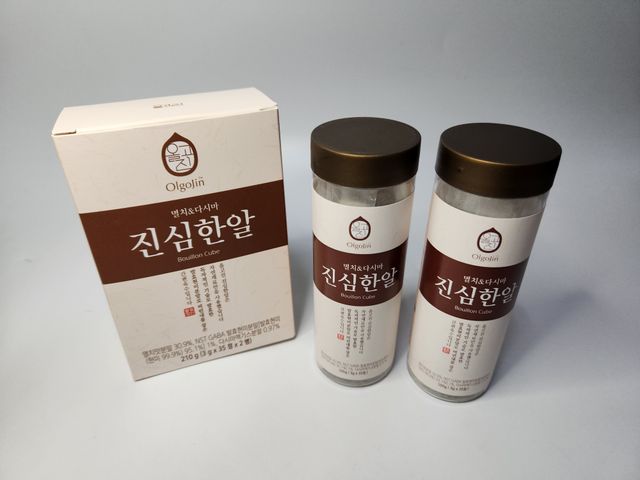 천연 재료로 만든 고체 육수 진심한알 리뷰 사진
