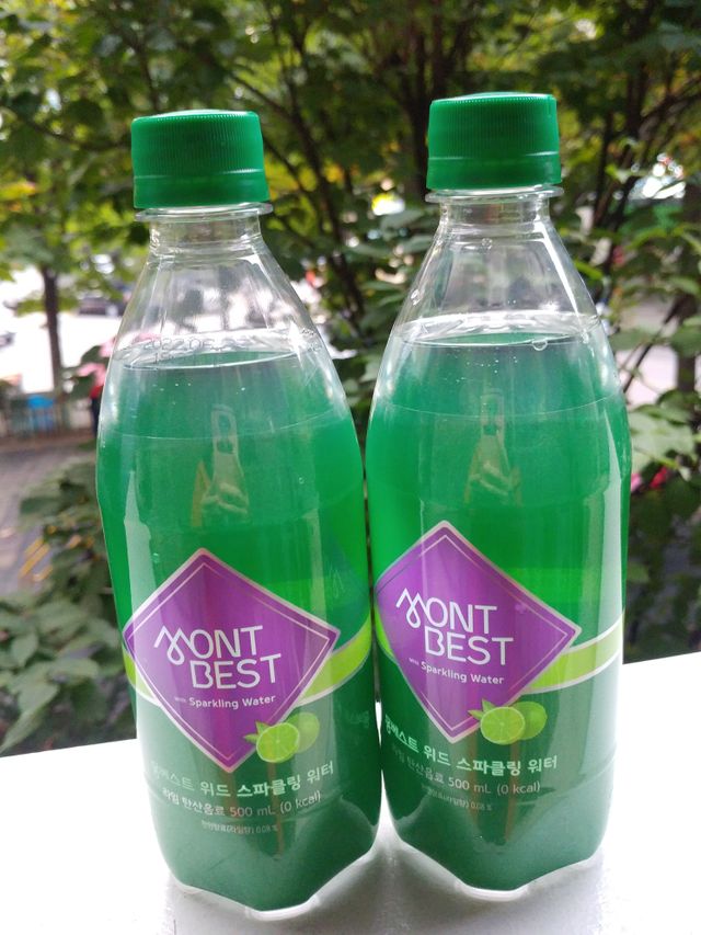 Montbest with Sparkling water Lime20병 리뷰 사진