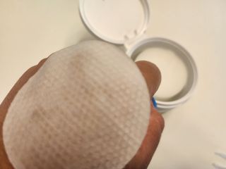 산다화 비타민씨 화이트닝 토너 패드 — 5점을 준 리뷰어가 2023년 9월 올린 사용 사진