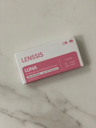 렌시스 LENSSIS [ 렌시스 ] 영롱한 색감의 혼혈렌즈 ＃루나시리즈 1개월용 ｜ 3컬러 중 택1 ｜ — 5점을 준 리뷰어가 2021년 7월 올린 사용 사진