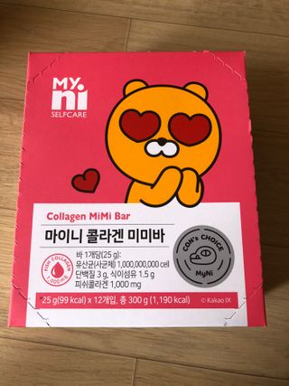 일동제약 마이니 마이니 늘씬날씬 콜라겐 세트 — 5점을 준 리뷰어가 2021년 2월 올린 사용 사진