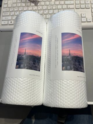 부직포나라 중금속유해물질ZERO 뜯어쓰는 주방 일회용수세미 60매 2매 — 4.5점을 준 리뷰어가 2022년 12월 올린 사용 사진