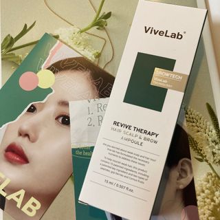 바이브랩 [탈모증상완화] 헤어라인 눈썹 두피앰플 — 4.5점을 준 리뷰어가 2022년 1월 올린 사용 사진