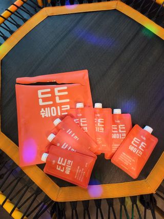 [덜다] 든든 식물성 단백질 쉐이크 40g X 7입 (곡물/딸기) — 5점을 준 리뷰어가 2023년 8월 올린 사용 사진