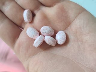 입 냄새 완화에 도움을 주는 에티켓 캔디 복숭아맛 앳캔디 — 5점을 준 리뷰어가 2020년 12월 올린 사용 사진