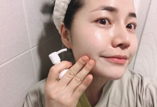 스킨큐어 산다화 순한 클렌징 동백 오일 200ml — 4점을 준 리뷰어가 2023년 3월 올린 사용 사진