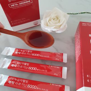 메타아르기닌 GC녹십자웰빙 메타 아르기닌 6000 플러스 오르니틴 — 5점을 준 리뷰어가 2022년 5월 올린 사용 사진