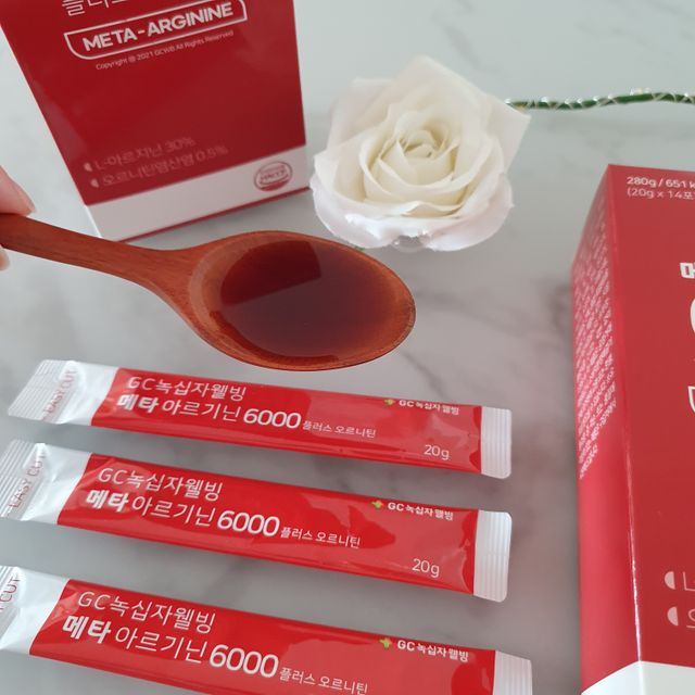 GC녹십자웰빙 메타 아르기닌 6000 플러스 오르니틴 리뷰 사진