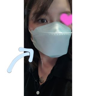 [이지아 마스크] 애니가드 더솔루션마스크 KF80 대형 컬러 4종 — 5점을 준 리뷰어가 2021년 6월 올린 사용 사진