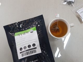 산그리메 작두콩차 — 5점을 준 리뷰어가 2021년 4월 올린 사용 사진