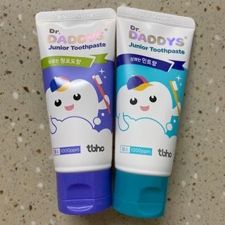 닥터데디스 안심불소 튼튼치약(청포도, 민트 중 택 1) 60g + 여행용 미니 치약 15g — 4점을 준 리뷰어가 2022년 12월 올린 사용 사진