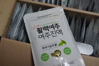 참유원 특허제조 활력 여주진액 여주즙 50포 — 5점을 준 리뷰어가 2022년 3월 올린 사용 사진