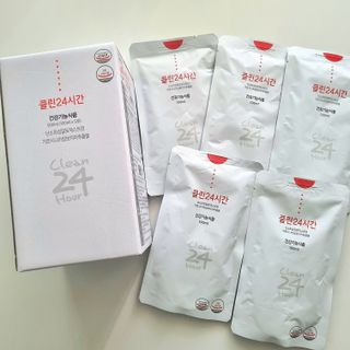 클린24시간 1BOX(5포) + 전용보틀(500ml) — 4점을 준 리뷰어가 2023년 4월 올린 사용 사진