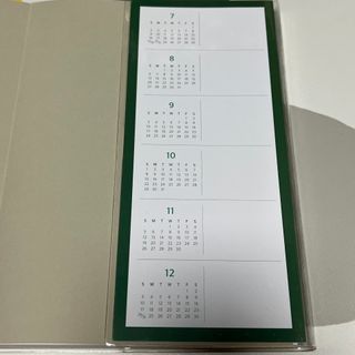 리훈 2023년 아이라이크 모눈 다이어리 미니달력 세트 — 5점을 준 리뷰어가 2022년 12월 올린 사용 사진