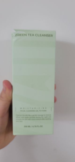 프리마인 메이크업과 들뜨는 각질까지 한방에 깐달걀로! 순하기까지한 셀베이스 그린티클렌저(200ml) — 5점을 준 리뷰어가 2023년 5월 올린 사용 사진